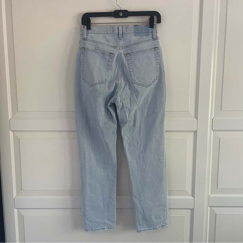 Abercrombie & Fitch the ankle straight ultra high rise blue jeans 26919 - Picture 3 of 13